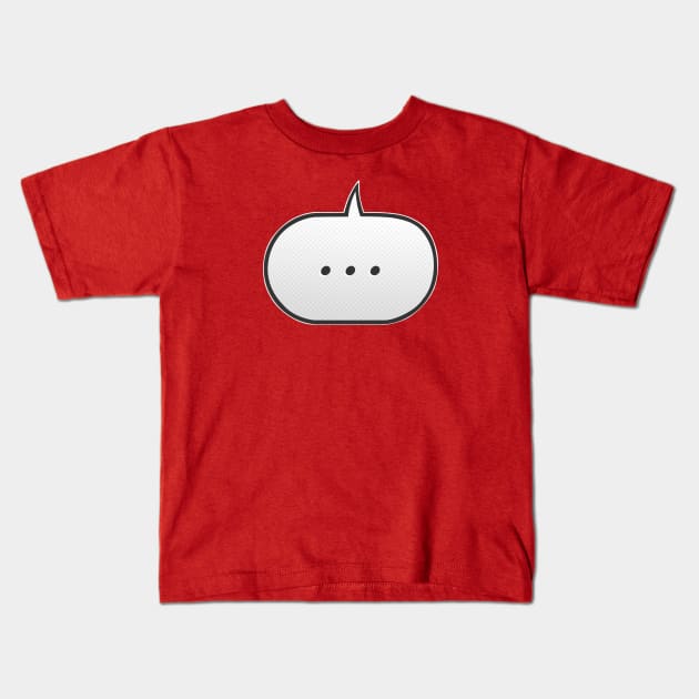 SPEECH(LESS) BUBBLE Kids T-Shirt by TheActionPixel